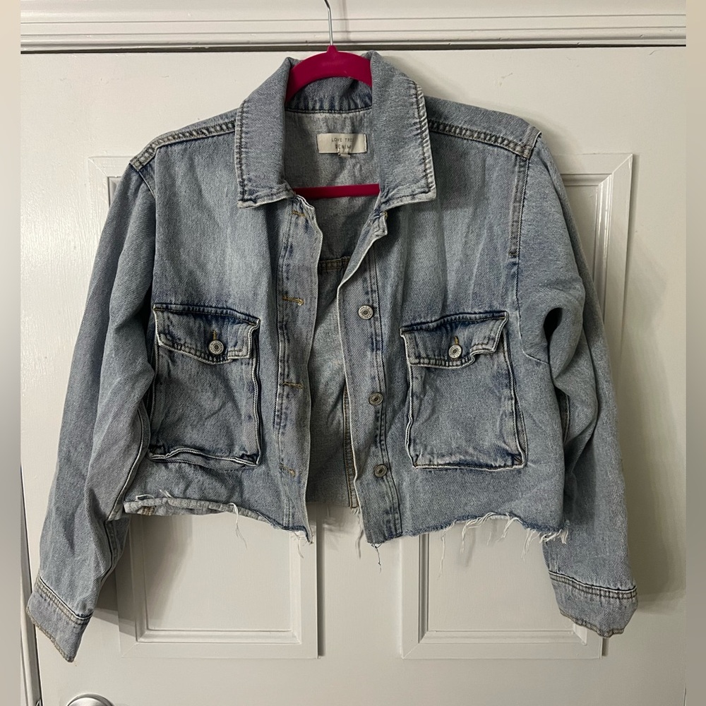 Cropped Denim Jacket